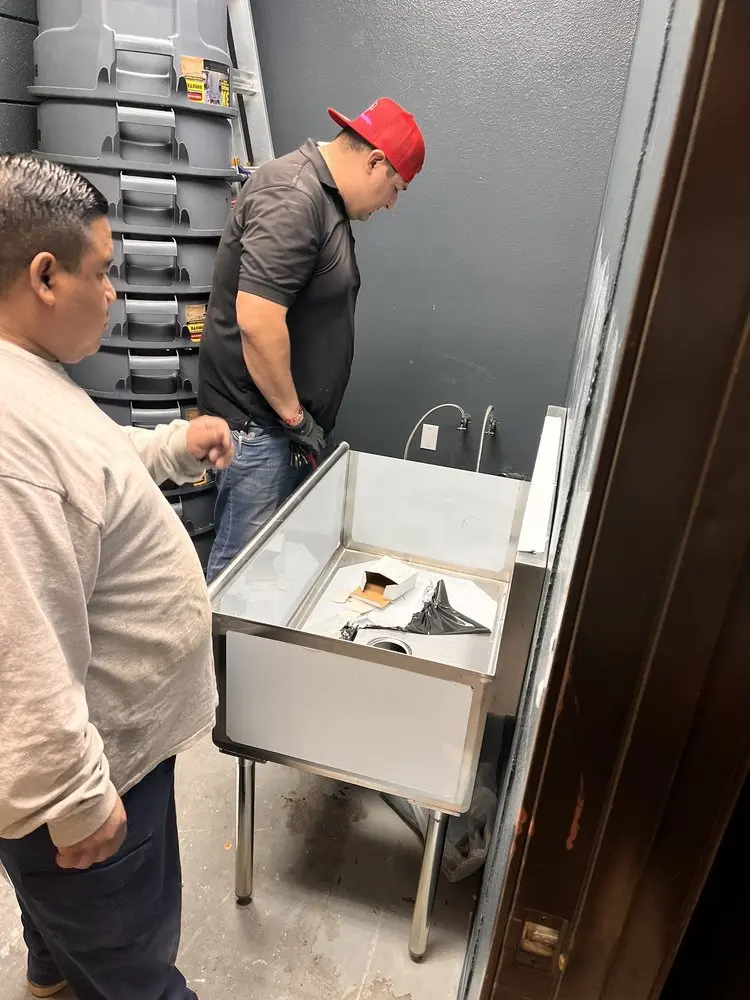 Commercial plumbing and sink installation in Mt. Airy