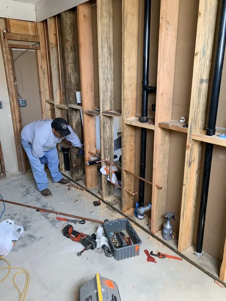 Commercial rough-in plumbing for Trenchless Sewer Repair in Mt. Airy